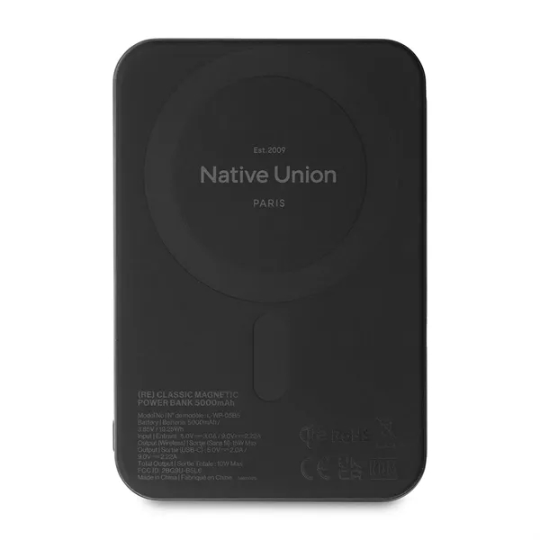 Native Union (RE)Classic Magnetic Power Bank 5000mAh - Native Union (RE)Classic Magnetic Power Bank 5000mAh - Image 7 of 11