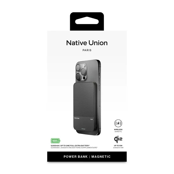Native Union (RE)Classic Magnetic Power Bank 5000mAh - Native Union (RE)Classic Magnetic Power Bank 5000mAh - Image 9 of 11
