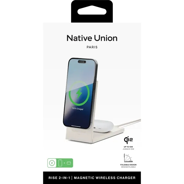 Native Union Rise 2-IN-1 Qi2 Wireless Charger - Native Union Rise 2-IN-1 Qi2 Wireless Charger - Image 5 of 16