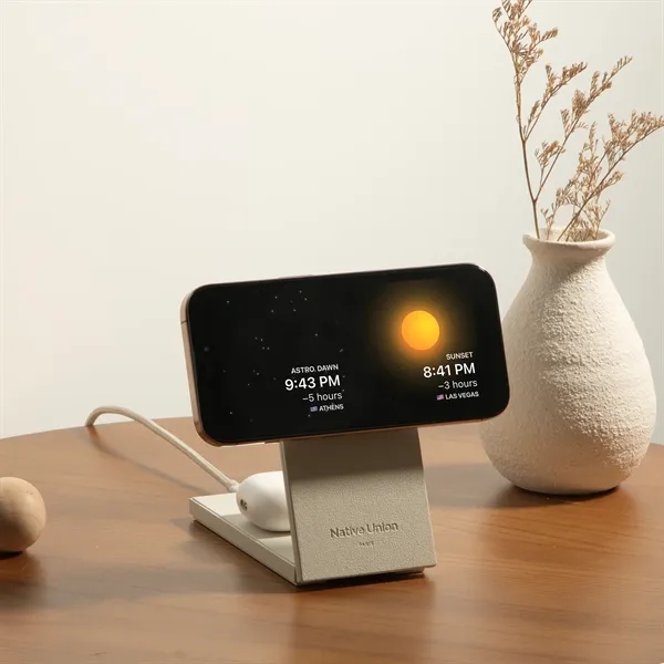 Native Union Rise 2-IN-1 Qi2 Wireless Charger - Native Union Rise 2-IN-1 Qi2 Wireless Charger - Image 6 of 16