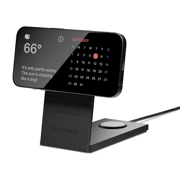 Native Union Rise 3-IN-1 Qi2 Wireless Charger - Native Union Rise 3-IN-1 Qi2 Wireless Charger - Image 2 of 8
