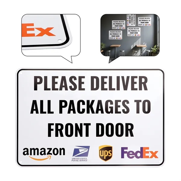 12"x8" Full Color Custom Alumimum Signs - 12"x8" Full Color Custom Alumimum Signs - Image 0 of 3