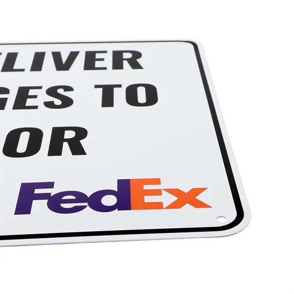 12"x8" Full Color Custom Alumimum Signs - 12"x8" Full Color Custom Alumimum Signs - Image 2 of 3