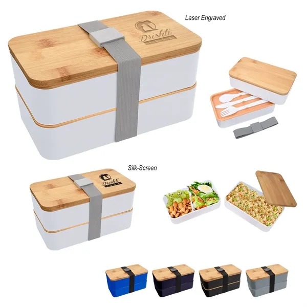 Recycled Stackable Bento Lunch Set