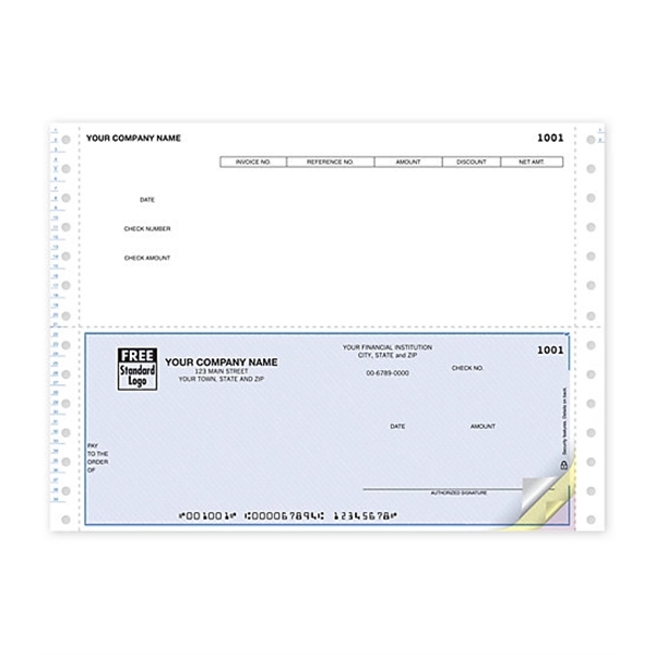 Accounts Payable Checks, Continuous Bottom - Accounts Payable Checks, Continuous Bottom - Image 0 of 1