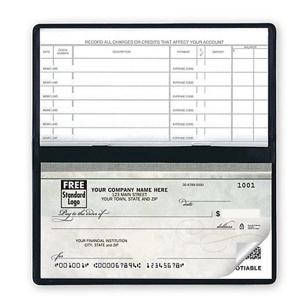 Checks, Compact Size Duplicate, Green Marble Design - Checks, Compact Size Duplicate, Green Marble Design - Image 0 of 1