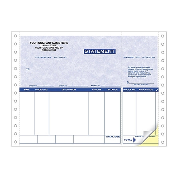 Parchment  Continuous Statement - Parchment  Continuous Statement - Image 0 of 0