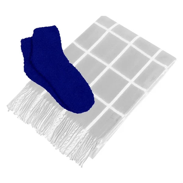 Charleston Throw & Fuzzy Socks Set - Charleston Throw & Fuzzy Socks Set - Image 0 of 4
