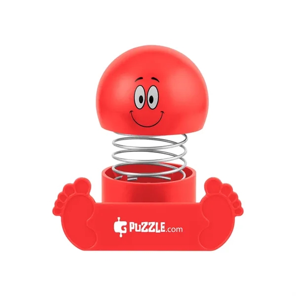 Smiley Bobble Head Phone Holder - Smiley Bobble Head Phone Holder - Image 6 of 18