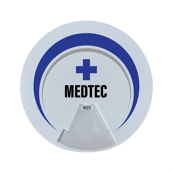 Medi-Fey™ 7 Day Round Pill Box - Medi-Fey™ 7 Day Round Pill Box - Image 0 of 12