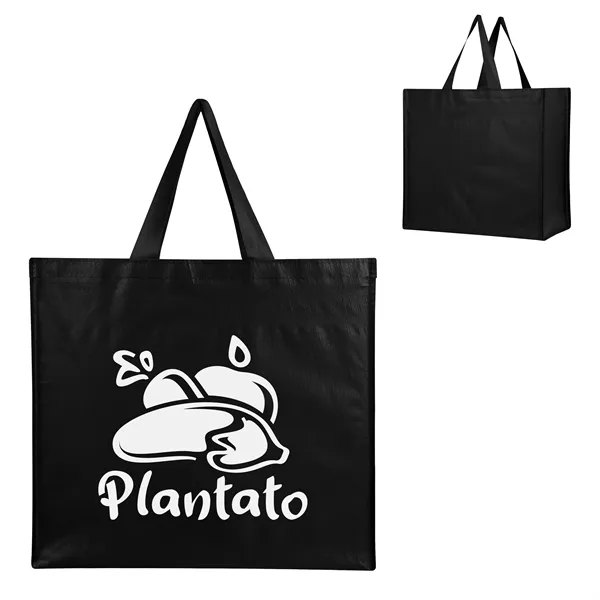 Custom Harvest Haul Recycled Non-Woven Shopper Tote Bag