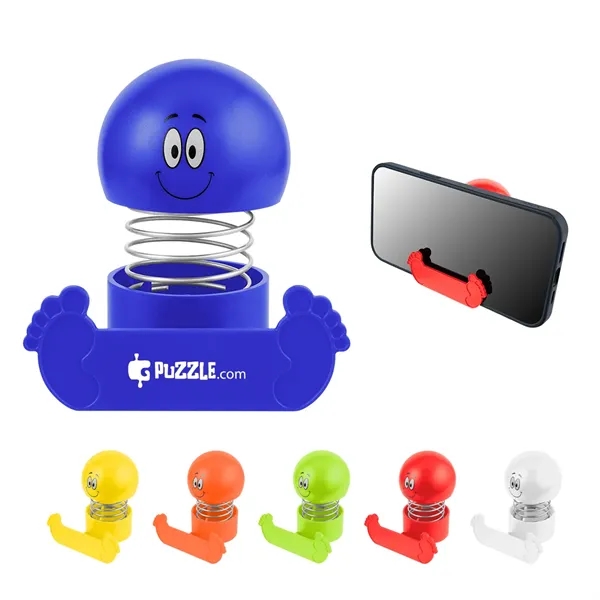 Smiley Bobble Head Phone Holder