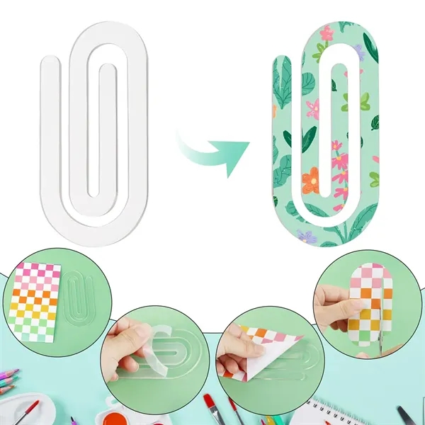 DIY Sublimation Acrylic Paper Clip Bookmark - DIY Sublimation Acrylic Paper Clip Bookmark - Image 3 of 5