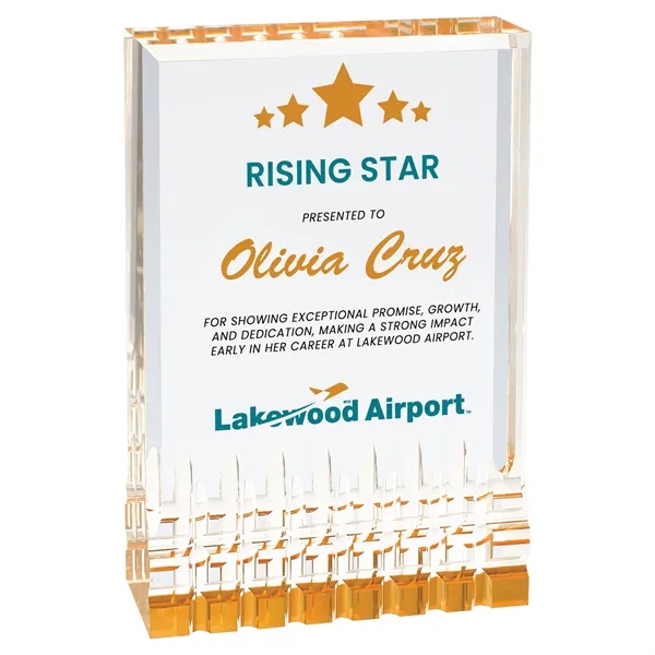 4 1/4" x 6" Mirage Acrylic - 4 1/4" x 6" Mirage Acrylic - Image 0 of 11