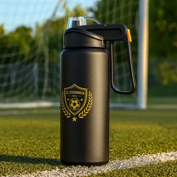 Ankaa Sports Bottle w/Straw & Handle - 33oz - Ankaa Sports Bottle w/Straw & Handle - 33oz - Image 6 of 9