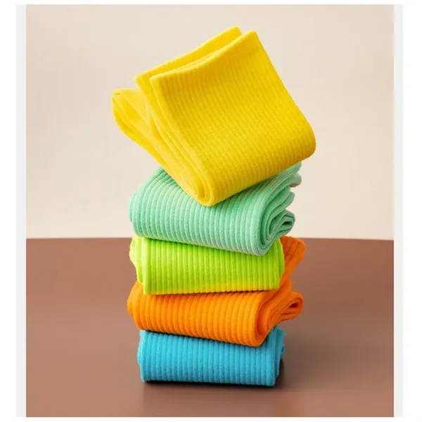 Unisex Multicolor Socks Crew socks - Unisex Multicolor Socks Crew socks - Image 3 of 4