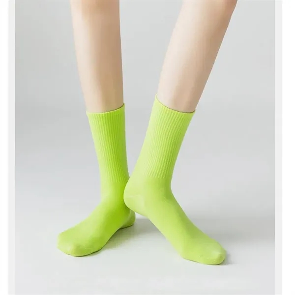 Unisex Multicolor Socks Crew socks - Unisex Multicolor Socks Crew socks - Image 4 of 4