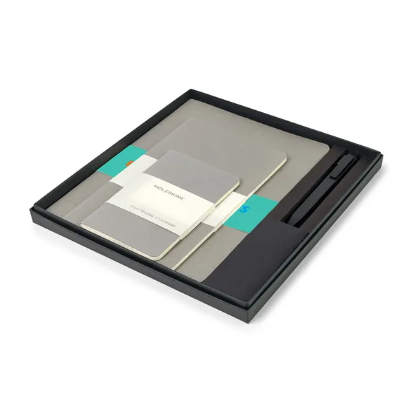 Moleskine® Assorted Cahier and GO Pen Gift Set - Moleskine® Assorted Cahier and GO Pen Gift Set - Image 0 of 9
