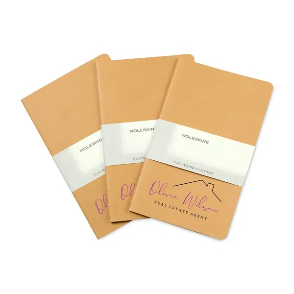 Moleskine® Large Cahier 3-Pack - Moleskine® Large Cahier 3-Pack - Image 2 of 3
