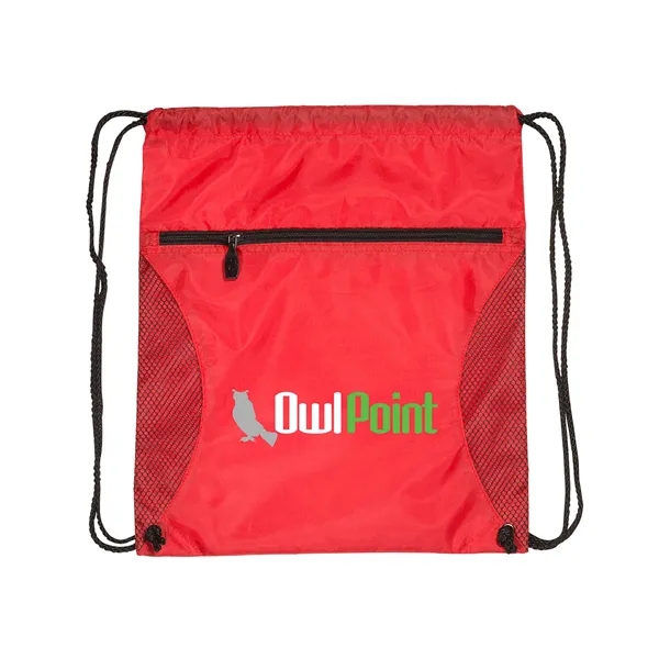 Mesh Drawstring Backpack - Mesh Drawstring Backpack - Image 0 of 9