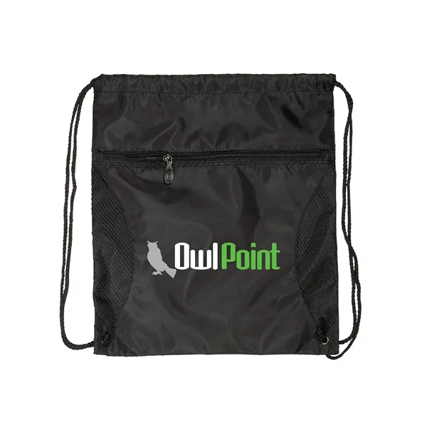 Mesh Drawstring Backpack - Mesh Drawstring Backpack - Image 2 of 9