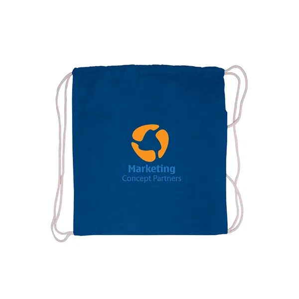 Cotton Canvas Drawstring Bag - Cotton Canvas Drawstring Bag - Image 5 of 23