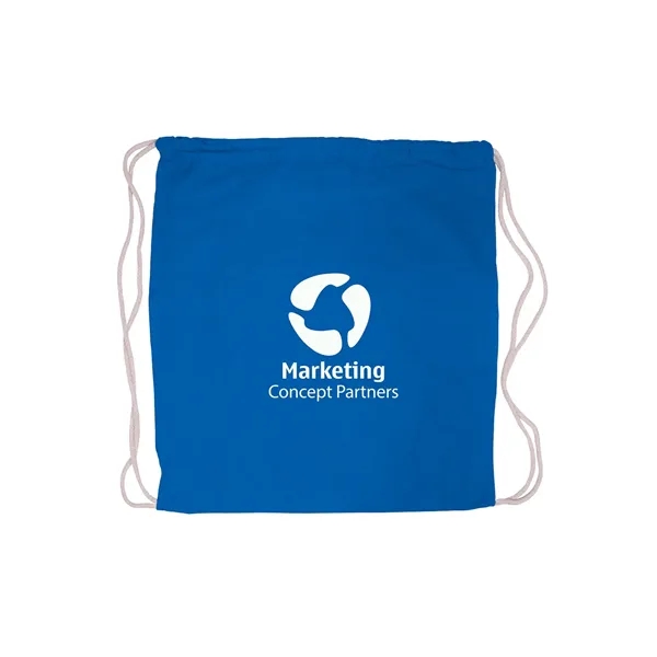 Cotton Canvas Drawstring Bag - Cotton Canvas Drawstring Bag - Image 9 of 23
