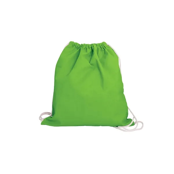 Cotton Canvas Drawstring Bag - Cotton Canvas Drawstring Bag - Image 16 of 23