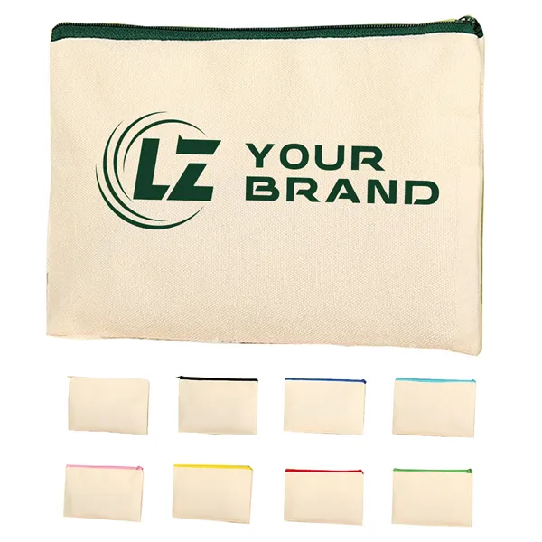 Blank DIY Craft Canvas Pencil Pen Case - Blank DIY Craft Canvas Pencil Pen Case - Image 0 of 5