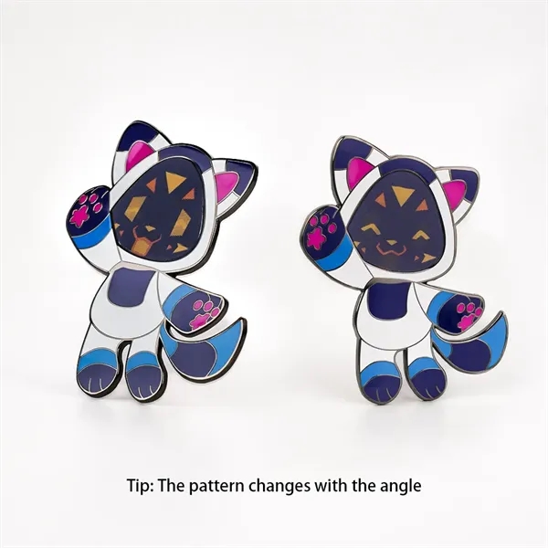 Custom Lenticular Card Pins - Custom Lenticular Card Pins - Image 2 of 5