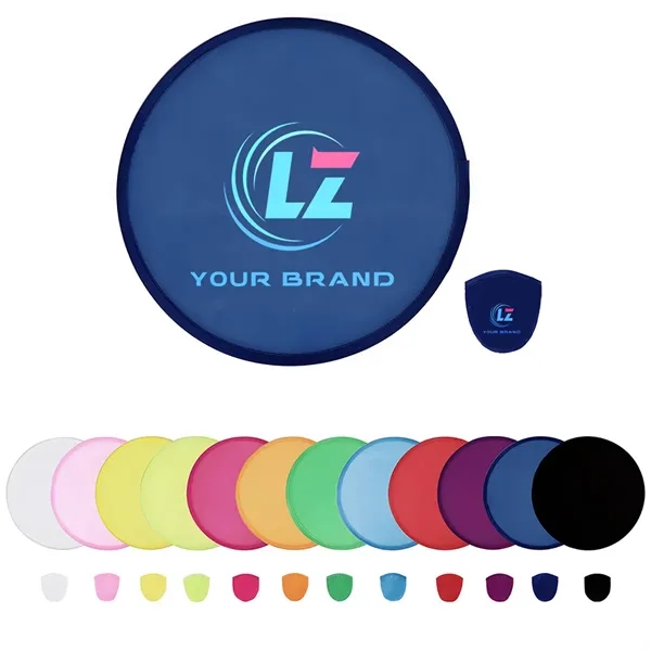 Foldable Polyester Flying Disc Fan - Foldable Polyester Flying Disc Fan - Image 0 of 4