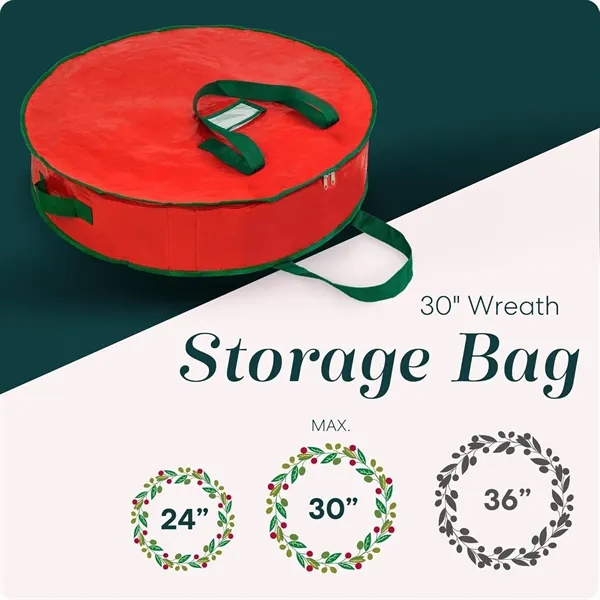Wreath Storage Bag 30" - Wreath Storage Bag 30" - Image 2 of 8