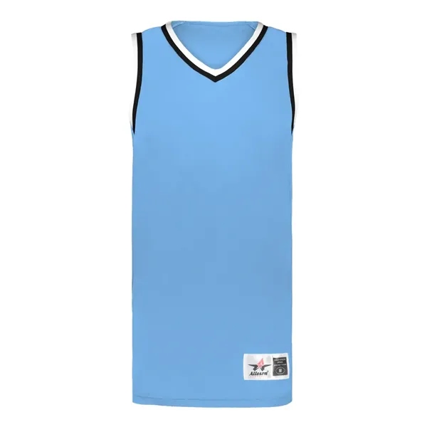 Alleson Athletic Men's Retro Basketball Jersey - Alleson Athletic Men's Retro Basketball Jersey - Image 3 of 20