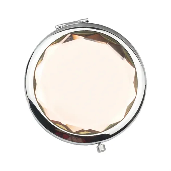Pocket Crystal Cosmetic Compact Mirror - Pocket Crystal Cosmetic Compact Mirror - Image 3 of 8