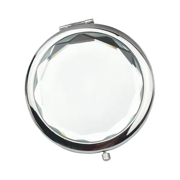 Pocket Crystal Cosmetic Compact Mirror - Pocket Crystal Cosmetic Compact Mirror - Image 5 of 8