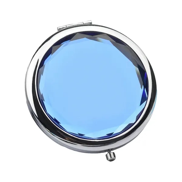 Pocket Crystal Cosmetic Compact Mirror - Pocket Crystal Cosmetic Compact Mirror - Image 6 of 8