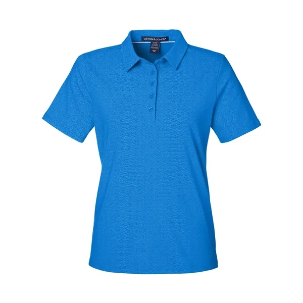 Devon & Jones Women's Crownlux Performance® Geo Polo - Devon & Jones Women's Crownlux Performance® Geo Polo - Image 3 of 10