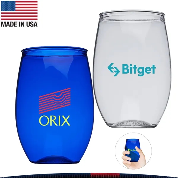 16 oz. Maeve Plastic Stemless Wine Glasses - 16 oz. Maeve Plastic Stemless Wine Glasses - Image 0 of 4