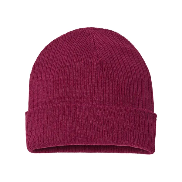 Atlantis Headwear Sustainable Rib Cuffed Beanie - Atlantis Headwear Sustainable Rib Cuffed Beanie - Image 8 of 22