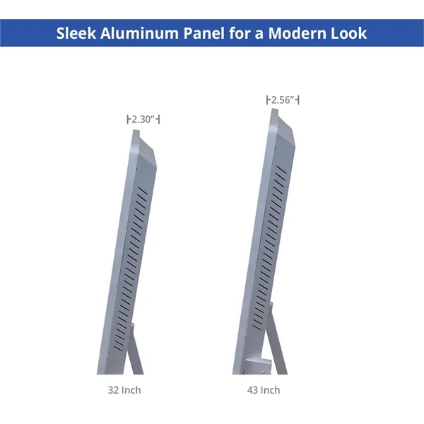 Portable LED Digital Display Signage with Floor Stand 32inch - Portable LED Digital Display Signage with Floor Stand 32inch - Image 11 of 13