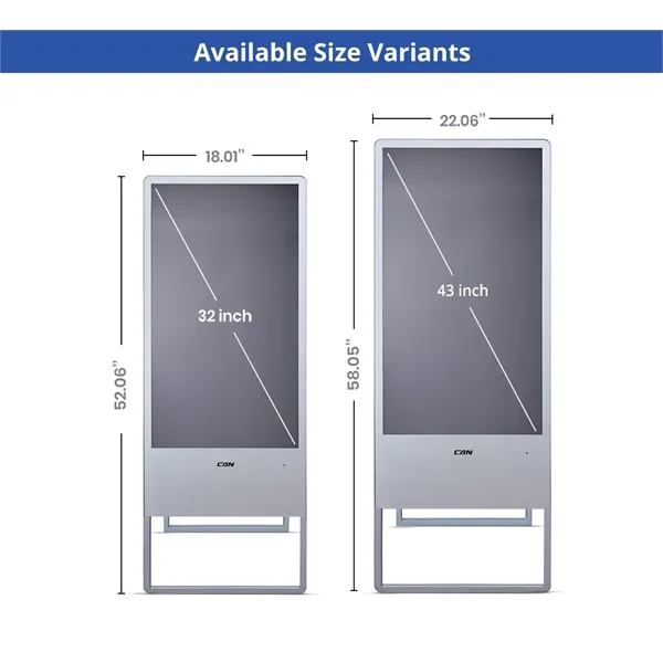 Portable LED Digital Display Signage with Floor Stand 32inch - Portable LED Digital Display Signage with Floor Stand 32inch - Image 12 of 13