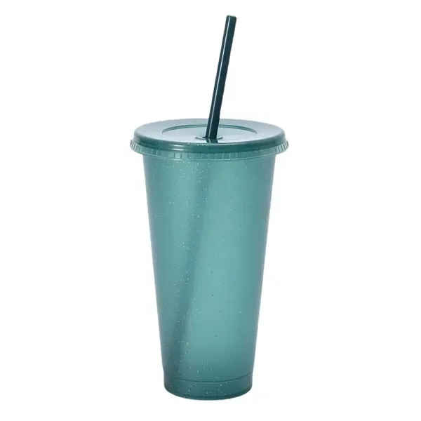 Shining Double Wall Plastic Straw Cup - Shining Double Wall Plastic Straw Cup - Image 9 of 15