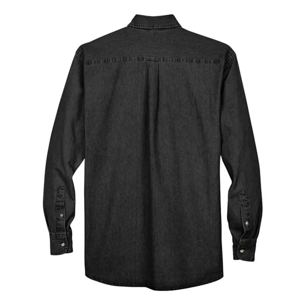 Harriton Men's Denim Shirt - Harriton Men's Denim Shirt - Image 6 of 6