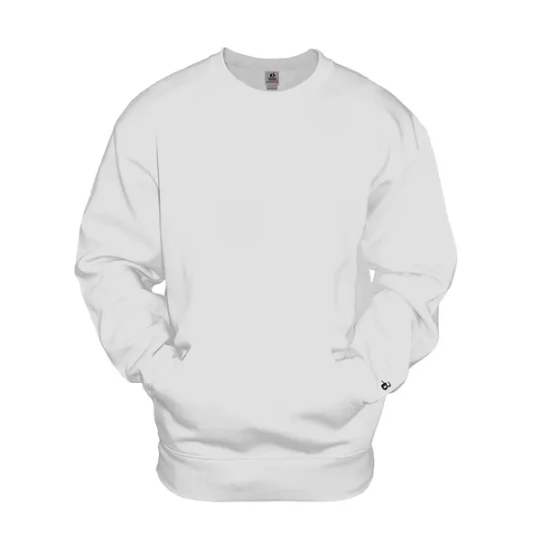 Badger Unisex Pocket Crewneck Sweatshirt