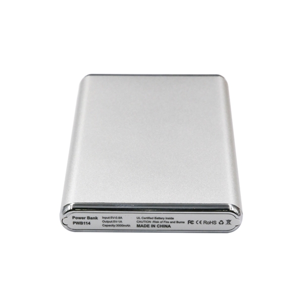 Aluminum Slim Power Bank 3000 mAh UL CERTIFIED - Aluminum Slim Power Bank 3000 mAh UL CERTIFIED - Image 8 of 9