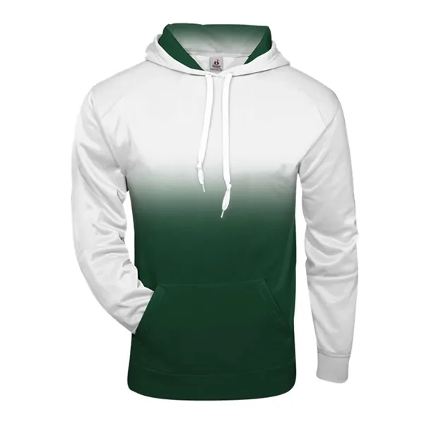 Badger Unisex Ombre Hooded Sweatshirt