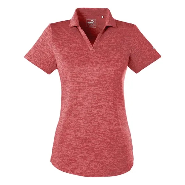 Puma Golf Women's Icon Heather Polo - Puma Golf Women's Icon Heather Polo - Image 5 of 6