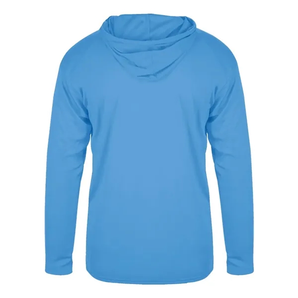 Badger Unisex B-Core Hooded Long Sleeve T-Shirt - Badger Unisex B-Core Hooded Long Sleeve T-Shirt - Image 7 of 31