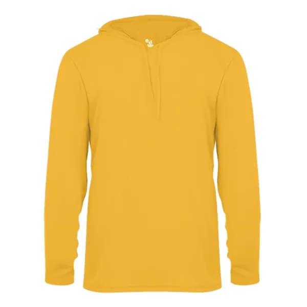 Badger Unisex B-Core Hooded Long Sleeve T-Shirt - Badger Unisex B-Core Hooded Long Sleeve T-Shirt - Image 10 of 31