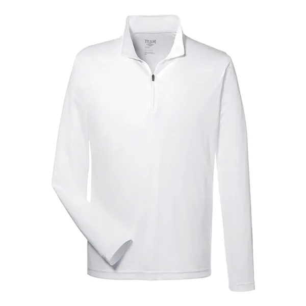 Team 365 Men's Zone Performance Quarter-Zip Pullover - Team 365 Men's Zone Performance Quarter-Zip Pullover - Image 12 of 12